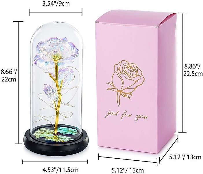 GOLDEN LED Dekofigur Das Biest Rose günstig online kaufen