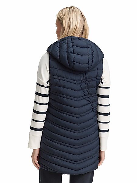 TOM TAILOR Steppweste Longstyle Steppweste mit günstig online kaufen
