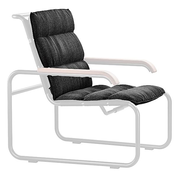 THONET Kissenauflage | für Stahlrohr-Freischwinger S 35 N | Farbe anthrazit günstig online kaufen