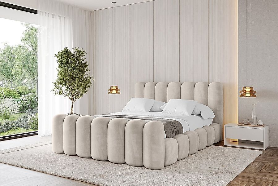 ALTDECOR Polsterbett SENA-Z (Polsterbett mit Bettkasten und Lattenrost, Box günstig online kaufen