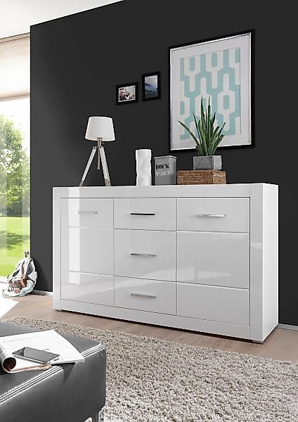 Home affaire Sideboard "BIANCO" Breite 164 cm günstig online kaufen