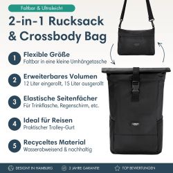 LARKSON Cityrucksack Arne Packable Rucksack (1-tlg), günstig online kaufen