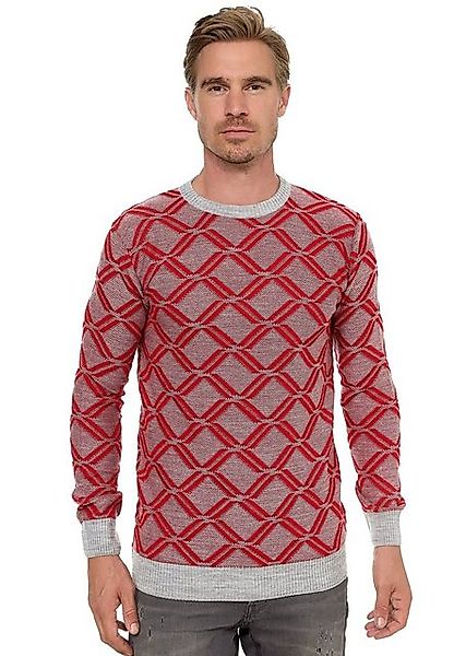 Rusty Neal Strickpullover, in tollem Karo-Design günstig online kaufen