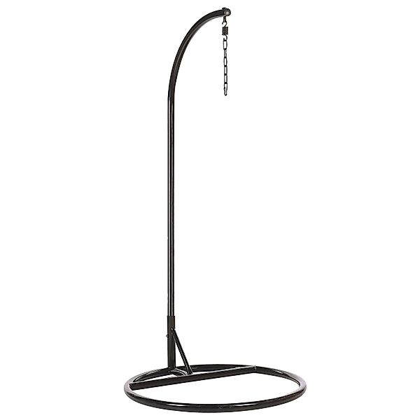 Beliani Hängesessel Schwarz 97x97x199 günstig online kaufen