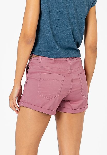 SUBLEVEL Chinoshorts Damen Stretch-Shorts mit Flechtgürtel günstig online kaufen