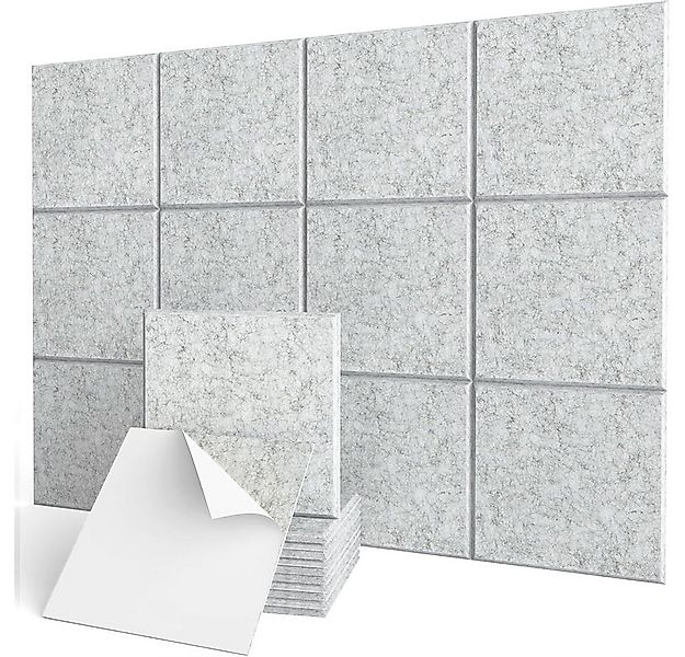 NUODWELL Akustikplatte 12 Stück Akustikplatten Selbstklebend, Hohe Dichte S günstig online kaufen