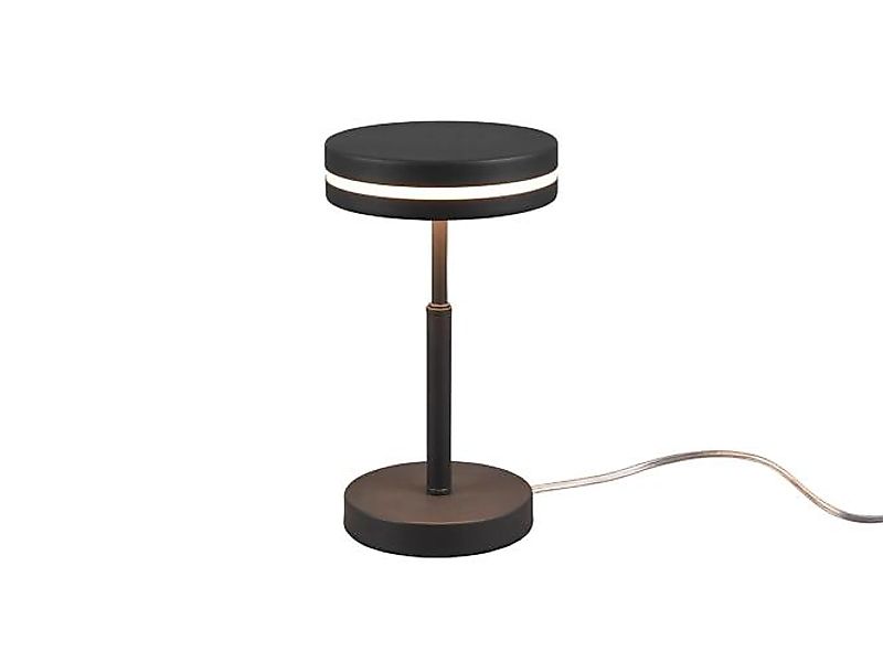 LED-Tischleuchte ca. 25 cm hoch Anthrazit 1 Stück Metall Dunkelgrau günstig online kaufen