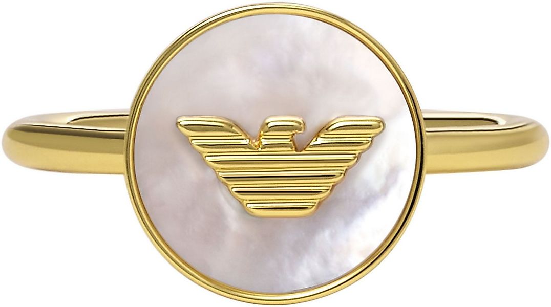 Emporio Armani Fingerring Schmuck Geschenk Edelstahl Ring Center Focal, mit günstig online kaufen