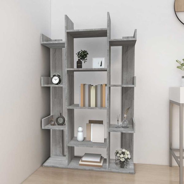 vidaXL Bücherregal Bücherregal Grau Sonoma 86x25,5x140 günstig online kaufen