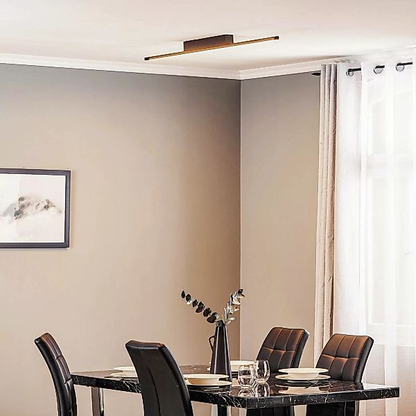 Quitani LED-Deckenleuchte Tolu, schwarz, 118 cm günstig online kaufen