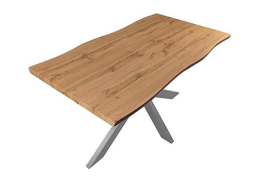 Loreno® Esstisch Josy, verschiedene Holz-Optik, Baumkante, günstig online kaufen