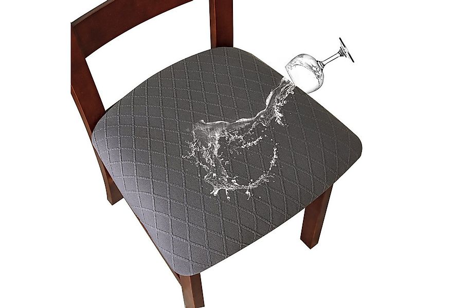 Minicloss Stuhlhusse Sitzbezug Bürostuhl Bezug Stretch Stuhlbezug Sitzfläch günstig online kaufen