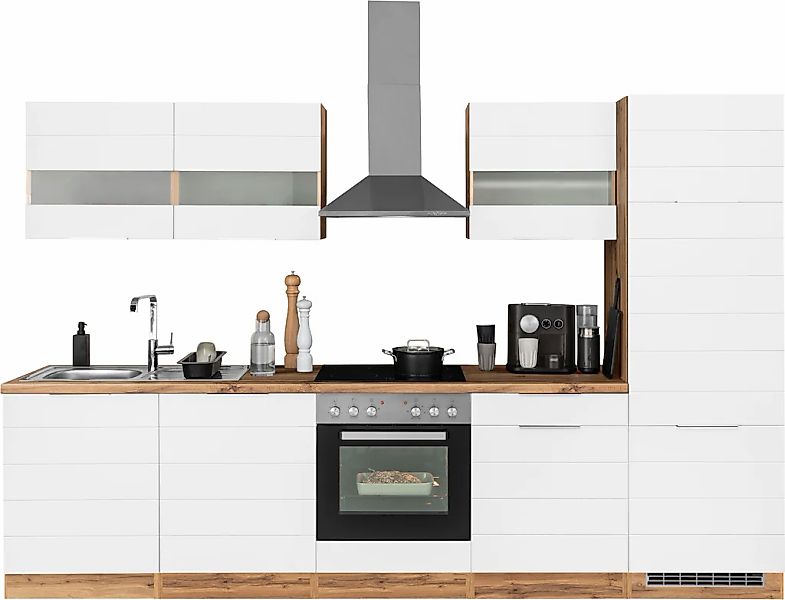 KOCHSTATION Küchenzeile "KS-Luhe" 300 cm breit, wahlweise mit oder ohne E-G günstig online kaufen