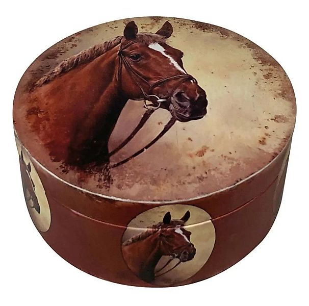 Aufbewahrungsbox mit Deckel Pferd Aufbewahrungsdose Schatulle Pferdemotiv 2 günstig online kaufen