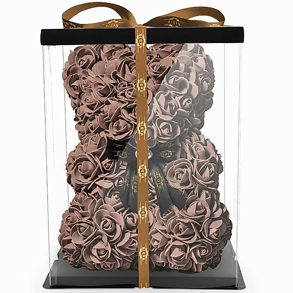 Kunstblume Rosenbär mit Geschenkbox Farben mit günstig online kaufen