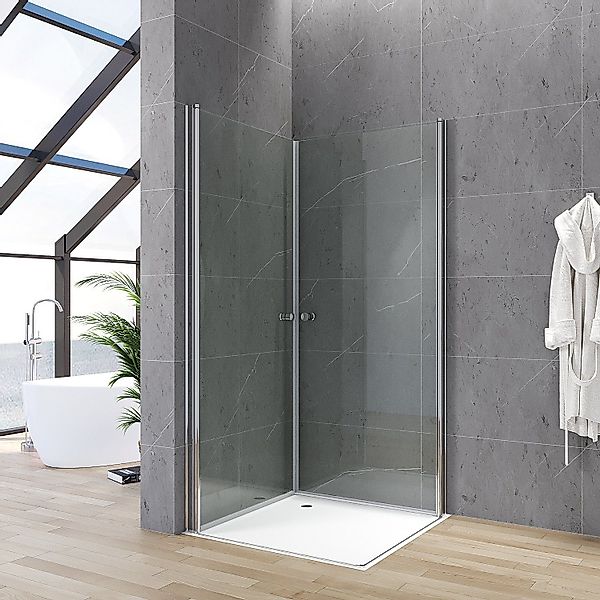 AQUABATOS Eckdusche Duschkabine Eckeinstieg mit Drehtüren günstig online kaufen