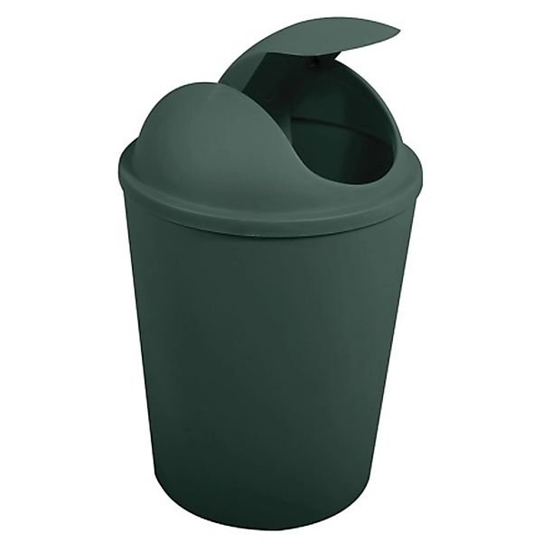 MSV Mülleimer mit Schwingdeckel Ako 5,5, Dunkelgrün günstig online kaufen