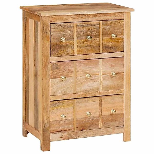 vidaXL Sideboard Braun 55 x 35 x 75 cm Massives Mangoholz 4104022 günstig online kaufen