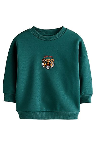 Next Sweater Gestreiftes Rundhals-Sweatshirt (1-tlg) günstig online kaufen