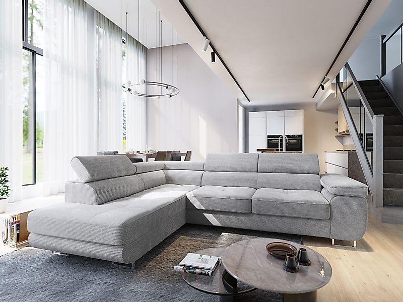 Masseno Ecksofa APIRO mit Schlaffunktion L-Form, günstig online kaufen