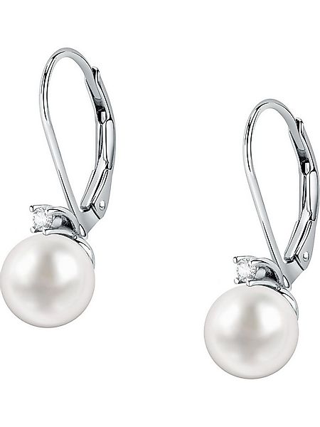 FAVS Paar Ohrhänger FAVS Damen-Ohrhänger 925er Silber Süßwasserperle günstig online kaufen