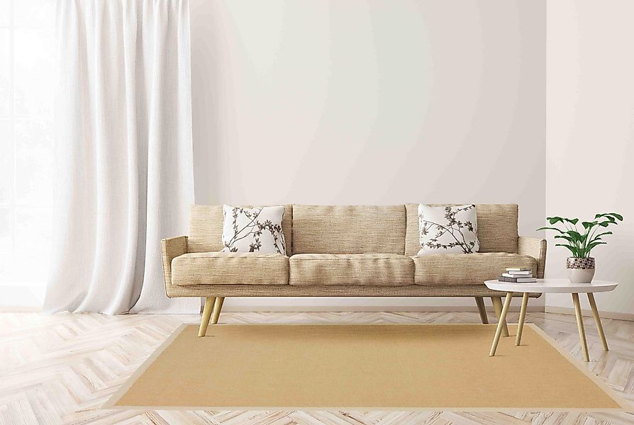 carpetfine Sisalteppich "Sisal, auch als Läufer erhältlich" rechteckig 5 Hö günstig online kaufen