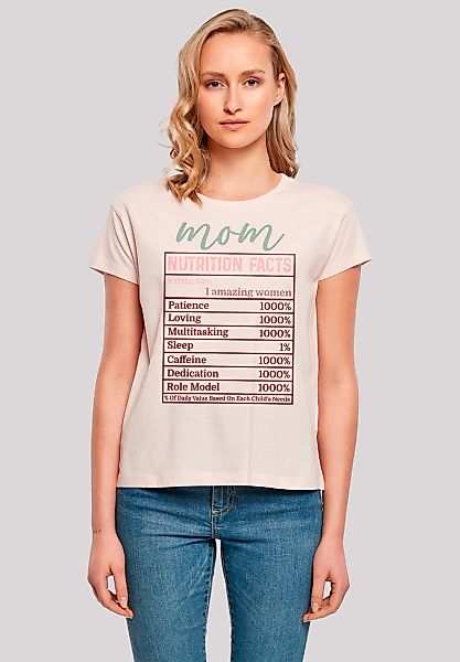 F4NT4STIC T-Shirt "Muttertag Mama Nährwerte Lustig", Premium Qualität günstig online kaufen