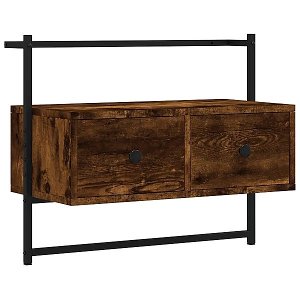 vidaXL TV-Wandschrank Räuchereiche 60,5x30x51 cm Holzwerkstoff 833455 günstig online kaufen