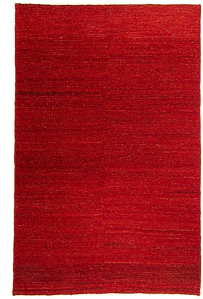 morgenland Wollteppich »Gabbeh - Perser - 174 x 115 cm - dunkelrot«, rechte günstig online kaufen