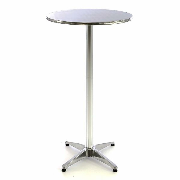 VCM Gartentisch "Stehtisch Bistrotisch klappbar Edelstahl Aluminium" günstig online kaufen