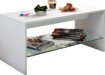 VCM Couchtisch Holz Sofatisch Couchtisch Glas günstig online kaufen
