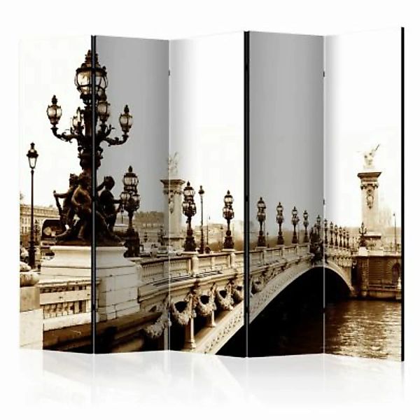 artgeist Paravent Alexander III Bridge, Paris II [Room Dividers] sand Gr. 2 günstig online kaufen