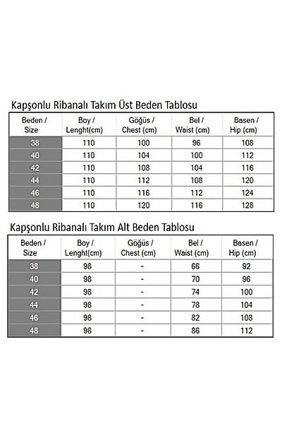 MODAMİHRAM Hosenanzug Kapuzen-Ripp-Set günstig online kaufen