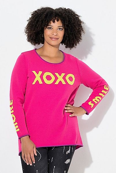 Angel of Style Strickpullover Pullover Straight Fit Statement offenkantig günstig online kaufen