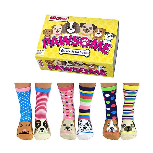United Oddsocks Freizeitsocken Pawsome Hunde Oddsocks günstig online kaufen