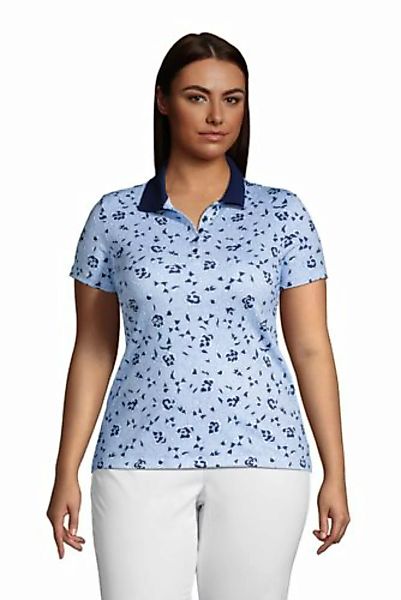 Supima-Poloshirt in großen Größen, Damen, Größe: 48-50 Plusgrößen, Blau, Ba günstig online kaufen