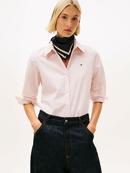 Tommy Hilfiger Hemdbluse "ESS POPLIN REGULAR SHIRT" Langarm, Regular Fit günstig online kaufen