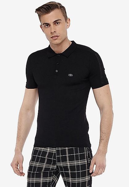 Cipo & Baxx T-Shirt T-Shirt Henley-Ausschnitt günstig online kaufen