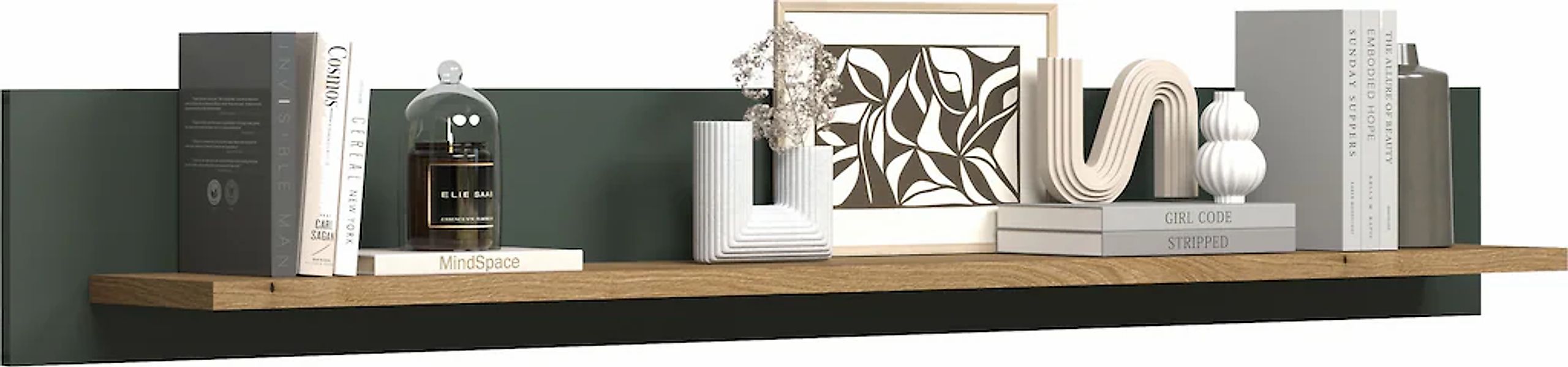 Home affaire Ablageregal "Vienna" 1 Stk. tlg. Wandregal mit großzügiger Abl günstig online kaufen