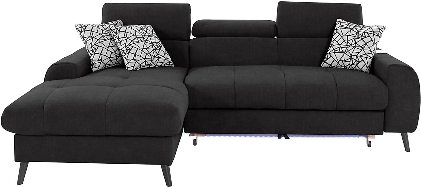 COTTA Ecksofa "Mia L-Form", 3-tlg.-Kissen-Set, Recamiere, wahlweise mit ode günstig online kaufen