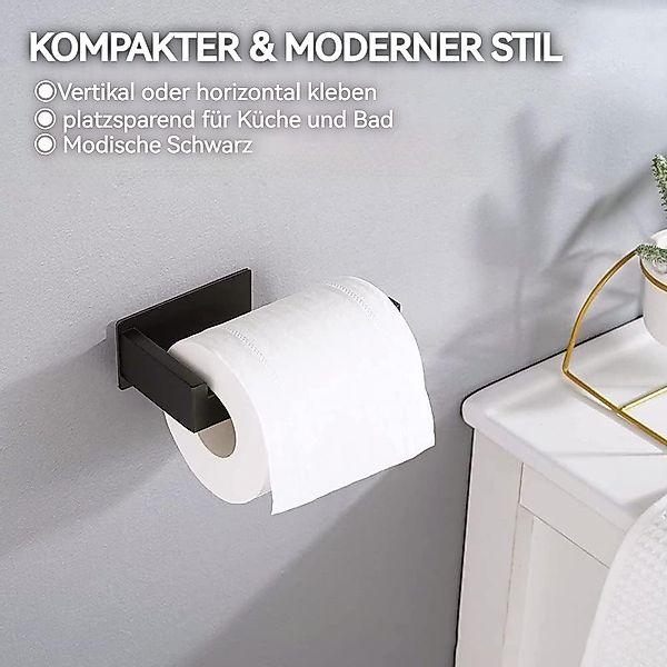 BlingBin Toilettenpapierhalter Papierhalter Ohne Bohren, Selbstklebend günstig online kaufen