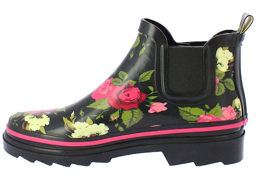 Beck Damen Chelsea Gummistiefel Wild Roses Gummistiefel (Tolle Passform) mo günstig online kaufen