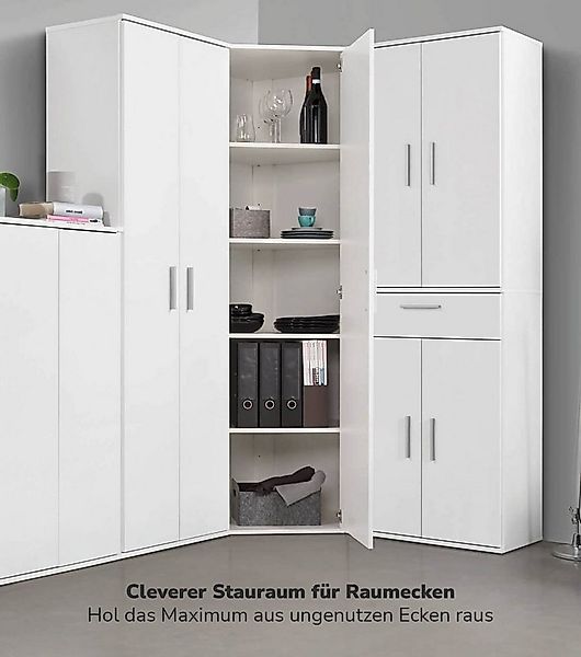 mokebo Mehrzweckschrank Der Lange Eckschrank (64x180 cm, mit 4 Einlegeböden günstig online kaufen