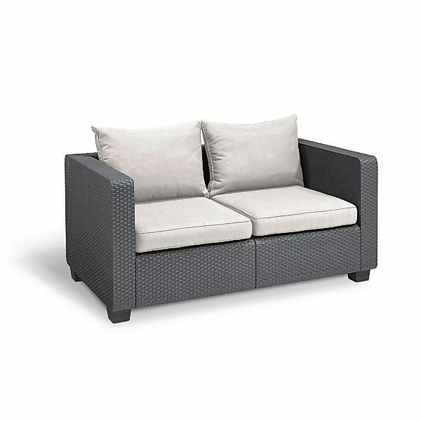 Allibert Loungesofa Salta 2-Sitzer Gartensofa in günstig online kaufen