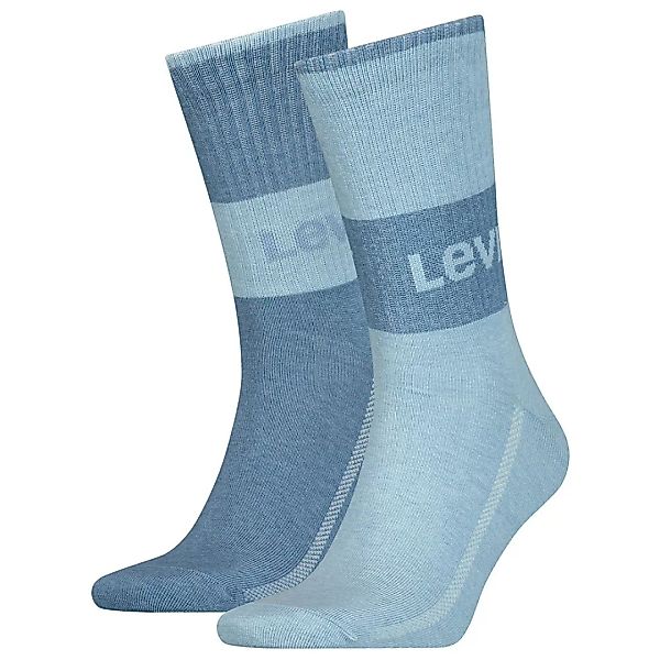 Levi´s ® Short Cut Plant Based Dyeing Socken 2 Paare EU 43-46 Blue Combo günstig online kaufen