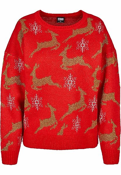 URBAN CLASSICS Rundhalspullover "Urban Classics Damen Ladies Oversized Chri günstig online kaufen
