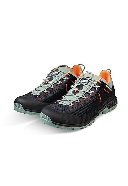 Mammut Alnasca Knit III Low (Zustieg, atmungsaktiv) schwarz/jadegrün Herren günstig online kaufen