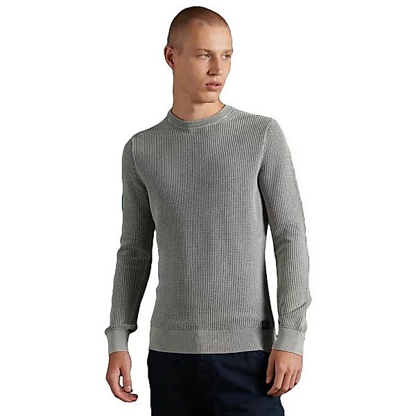 Superdry Academy Dyed Texture Pullover XL Washed Skylark günstig online kaufen