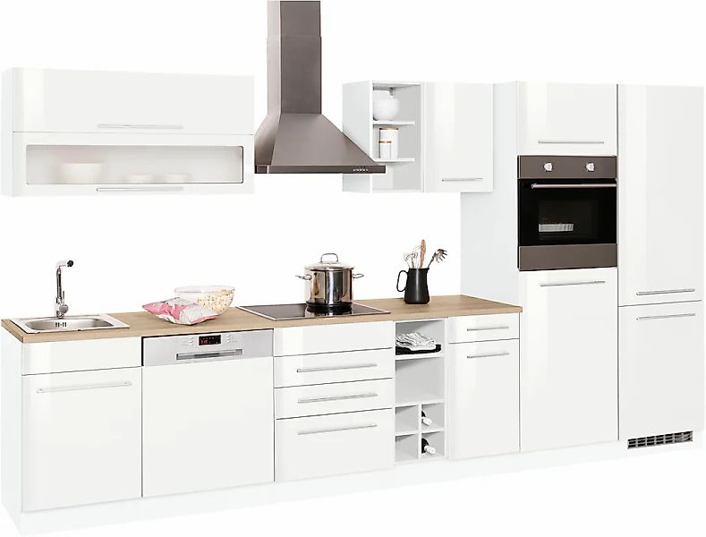 KOCHSTATION Küchenzeile »KS-Eton«, ohne E-Geräte, Breite 360 cm günstig online kaufen