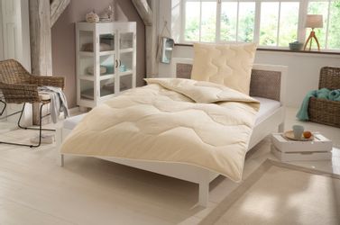 Älgdröm Naturfaserbettdecke + Kopfkissen "Bettdecke 135x200 cm, Decke mit n günstig online kaufen